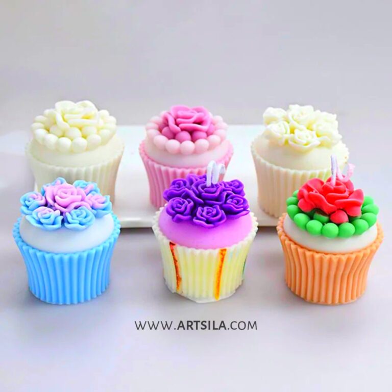 Bouquet of roses Shape Candle Mold