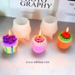 Bouquet of roses Shape Candle Mold - Image 2