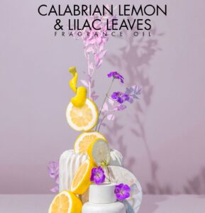 CALABRIAN LEMON & LILAC LEAVES FRAGRANCE OIL 100ml - Image 2