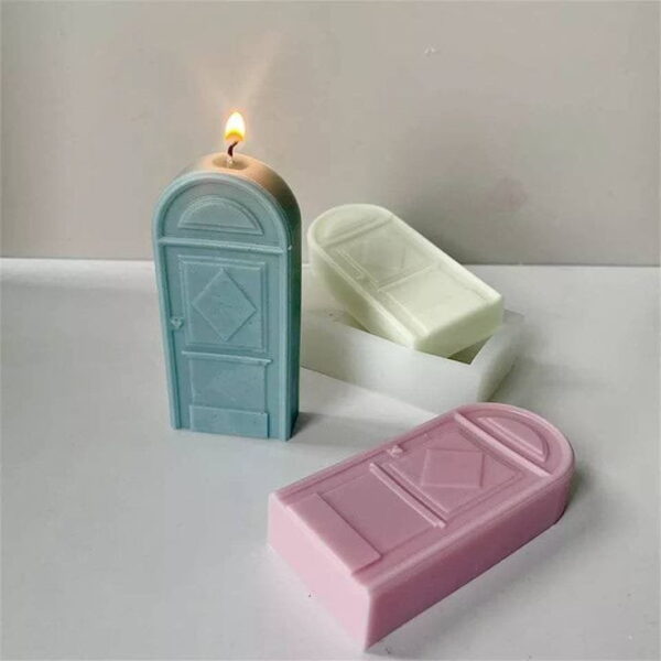 Door House Candle Mold