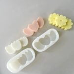 New Style Three Design Heart Rose Flower Mold - Image 2