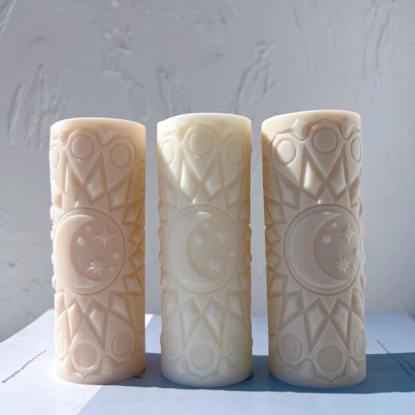 Moon Mandala Candle Mold