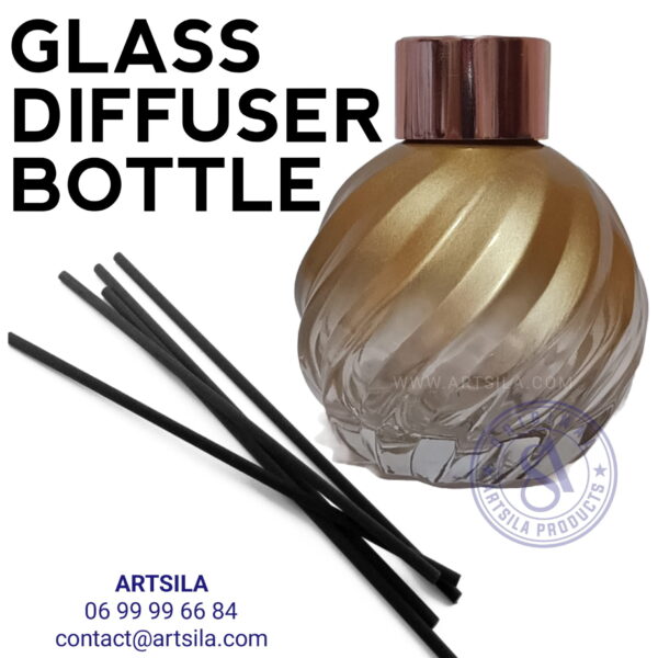 Square Glass Diffuser Bottle