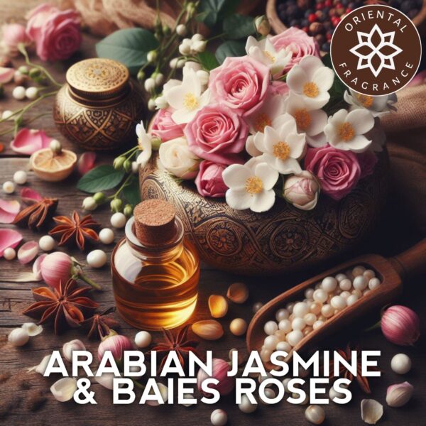 ARABIAN JASMINE & BAIES ROSES  FRAGRANCE OIL 100ml