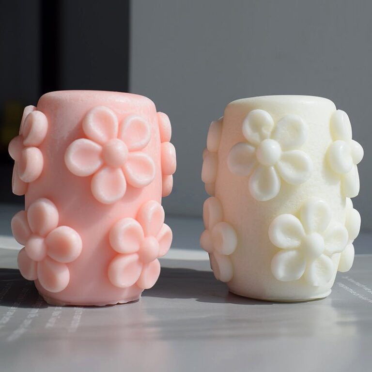 3D Flower Cylinder Mold