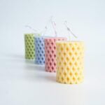 Grid Cylinder Candle Mold - Image 3