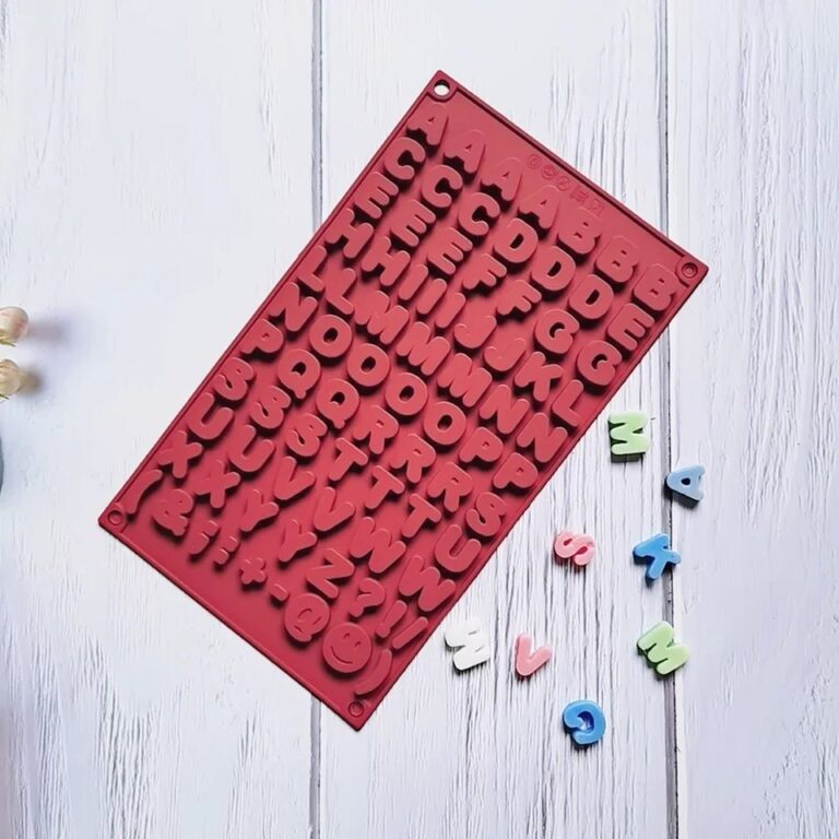 Double Alphabet Candle Mold