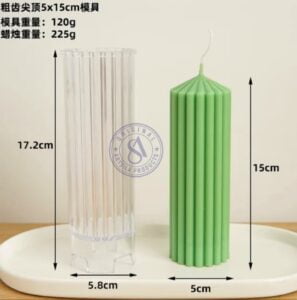 Strip Pillar Candle Mold - Image 4