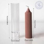 Classic Pointed Candle Acrylic Mold - Image 8