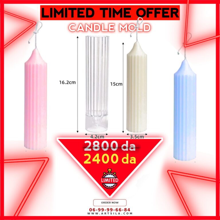 Classic Pointed Candle Acrylic Mold