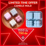 4 in 1 Bubble Candle Mold