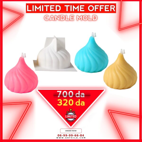 Big Whirlwind Shaped Silicone Mold