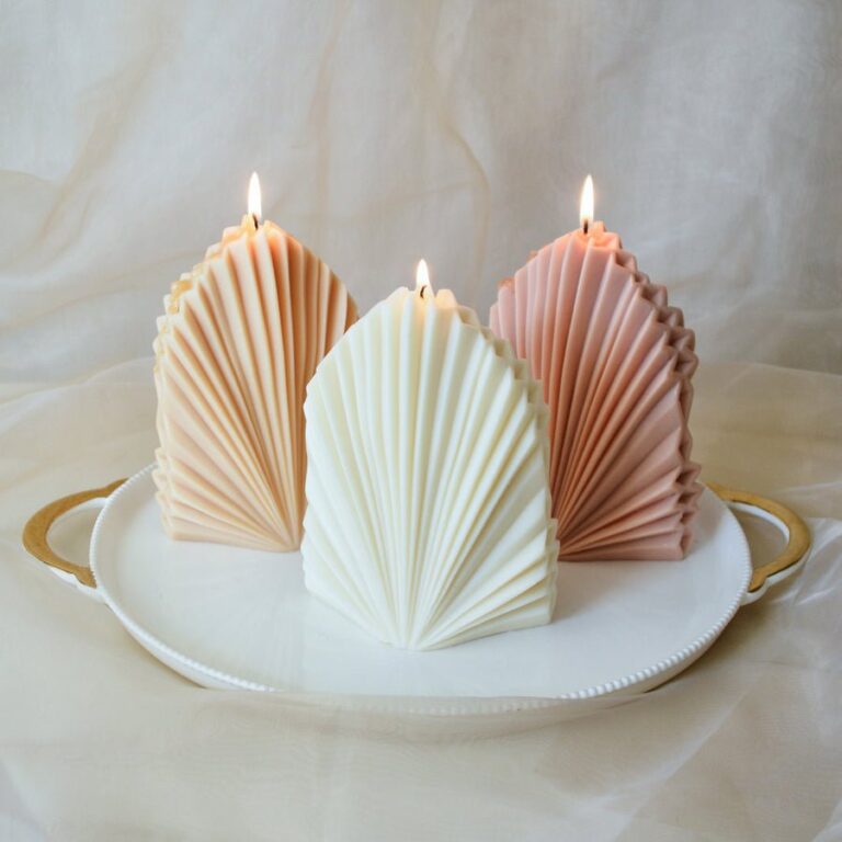 Big Palm Leaf Candle Mold