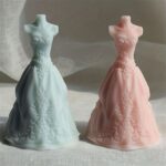 Princess Wedding Dress Candle mold - Image 3