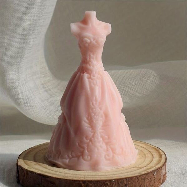 Princess Wedding Dress Candle mold
