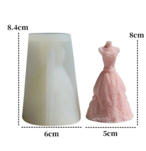 Princess Wedding Dress Candle mold - Image 2