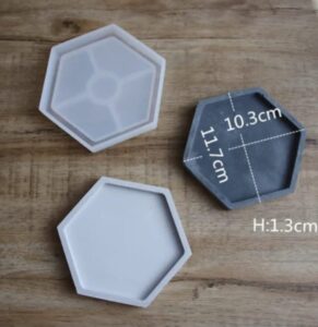 Mini Hexagone Tray Mold - Image 2