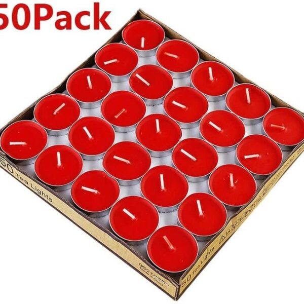 50pcs Tea Light Candles
