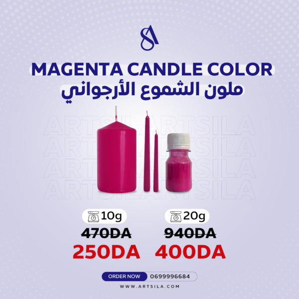 MAGENTA CANDLE COLOR