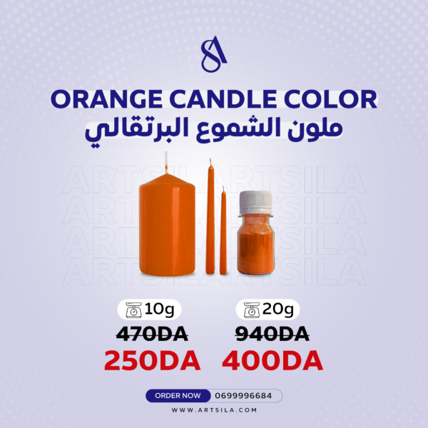 ORANGE CANDLE COLOR