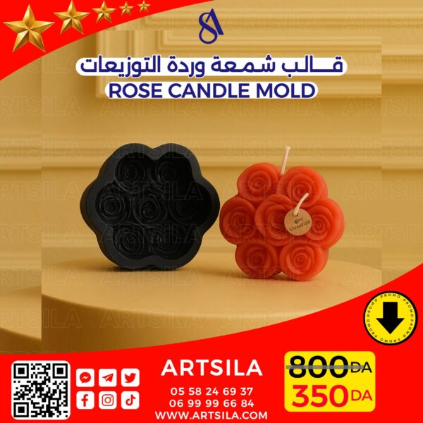 Bouquet Of Roses Candle Mold