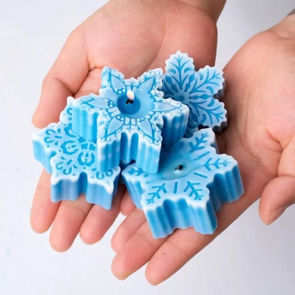Snowflake Candle Mold