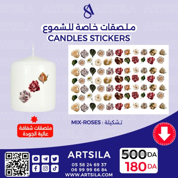 MIX-ROSES Transparent Stickers