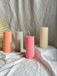 STRIPE PILLAR CANDLE MOLD - Image 2