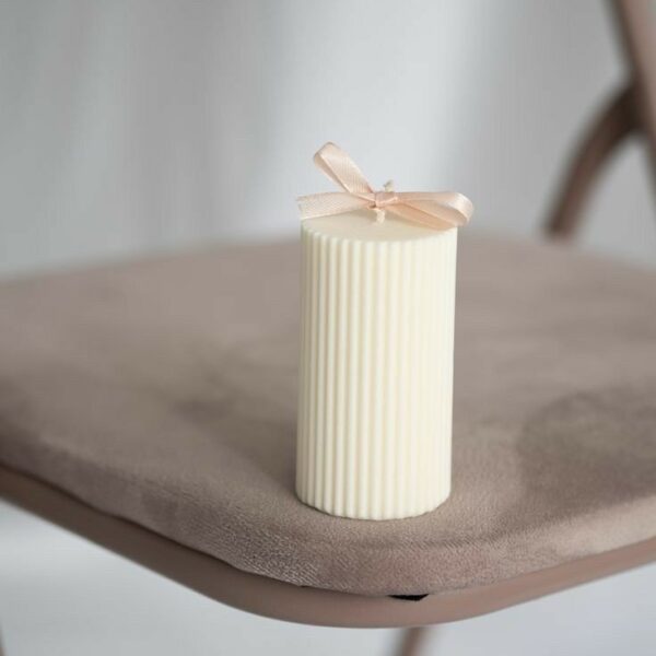 STRIPE PILLAR CANDLE MOLD