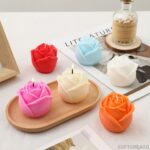 SMALL ROSE CANDLE MOLD