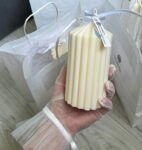 Silicone stripe Pillar Candle Mold