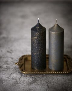 Silicone pillar candle 16 cm × 5 cm - Image 2