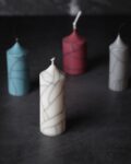 Silicone pillar candle 16 cm × 5 cm