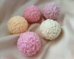 SMALL ROUND ROSE CANDLD MOLD - Image 2
