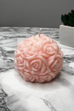 BIG ROUND ROSE CANDLD MOLD