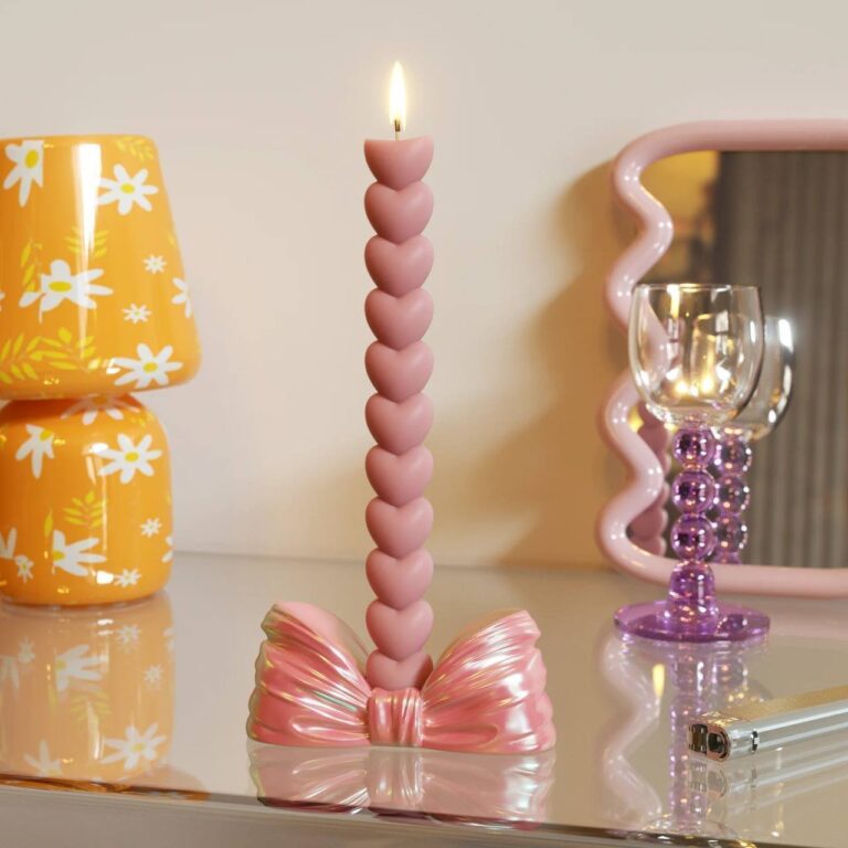 VERTICAL HEARTS CANDLE MOLD