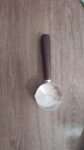 Stainless steel measuring spoon