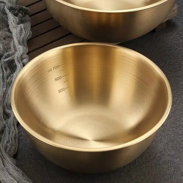 LARGE STAINLESS STEEL BOWL 1200 ML