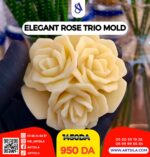 ELEGANT ROSE TRIO MOLD