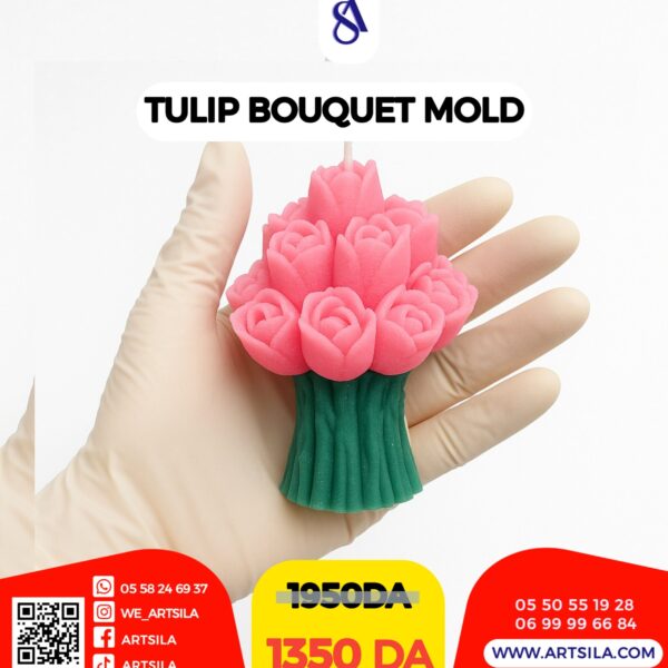 TULIP BOUQUET CANDLE MOLD