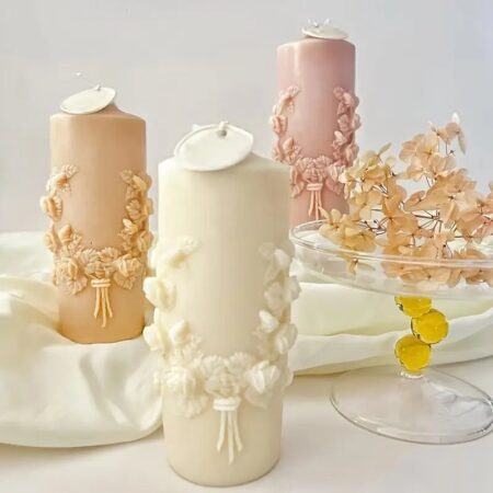 FLORAL CROWN CANDLE MOND
