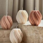 قالب الشمعة المموجة