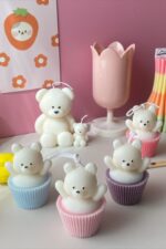 TEDDY CUPCAKE CANDLE MOLD - Image 2