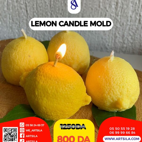 LEMON CANDLE MOLD