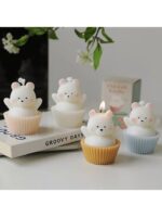 TEDDY CUPCAKE CANDLE MOLD - Image 4