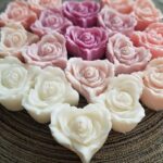 HEART ROSE CANDLE MOLD