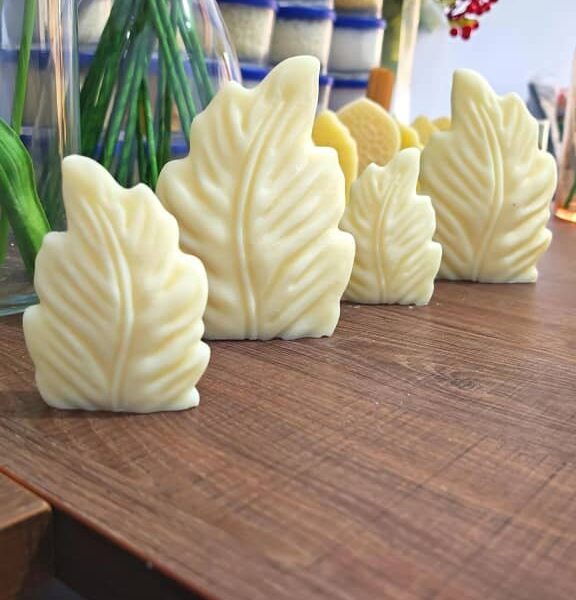 Small Luxury Palm Leaf Candle Mold