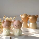 TEDDY COUPLE CANDLE MOLD - Image 2