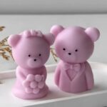 TEDDY COUPLE CANDLE MOLD - Image 5