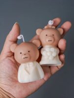 TEDDY COUPLE CANDLE MOLD - Image 3